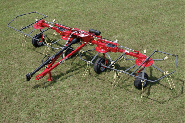 Close-up shot of Bush Hog rake