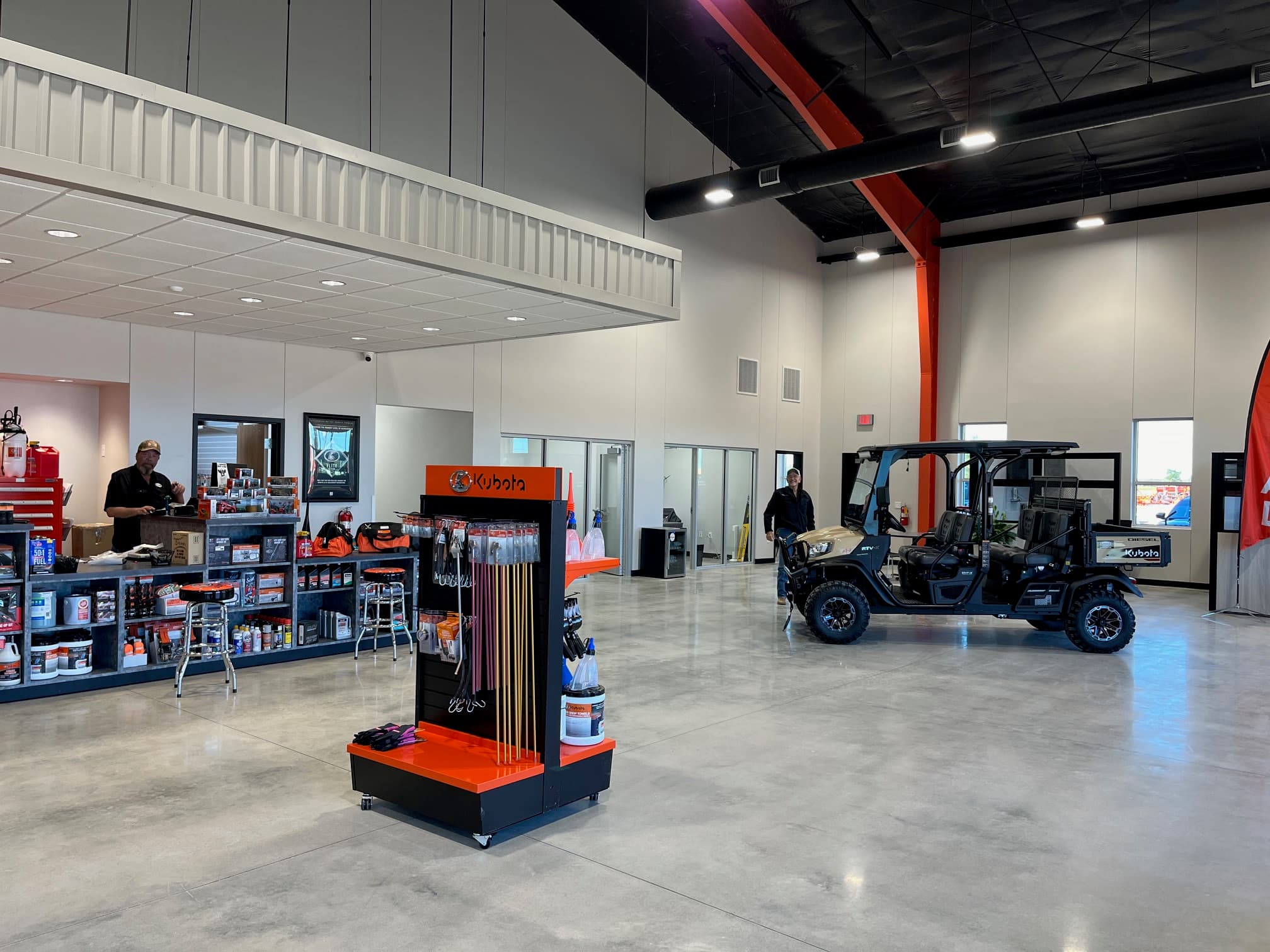 Interior picture of Sealy Kubota store